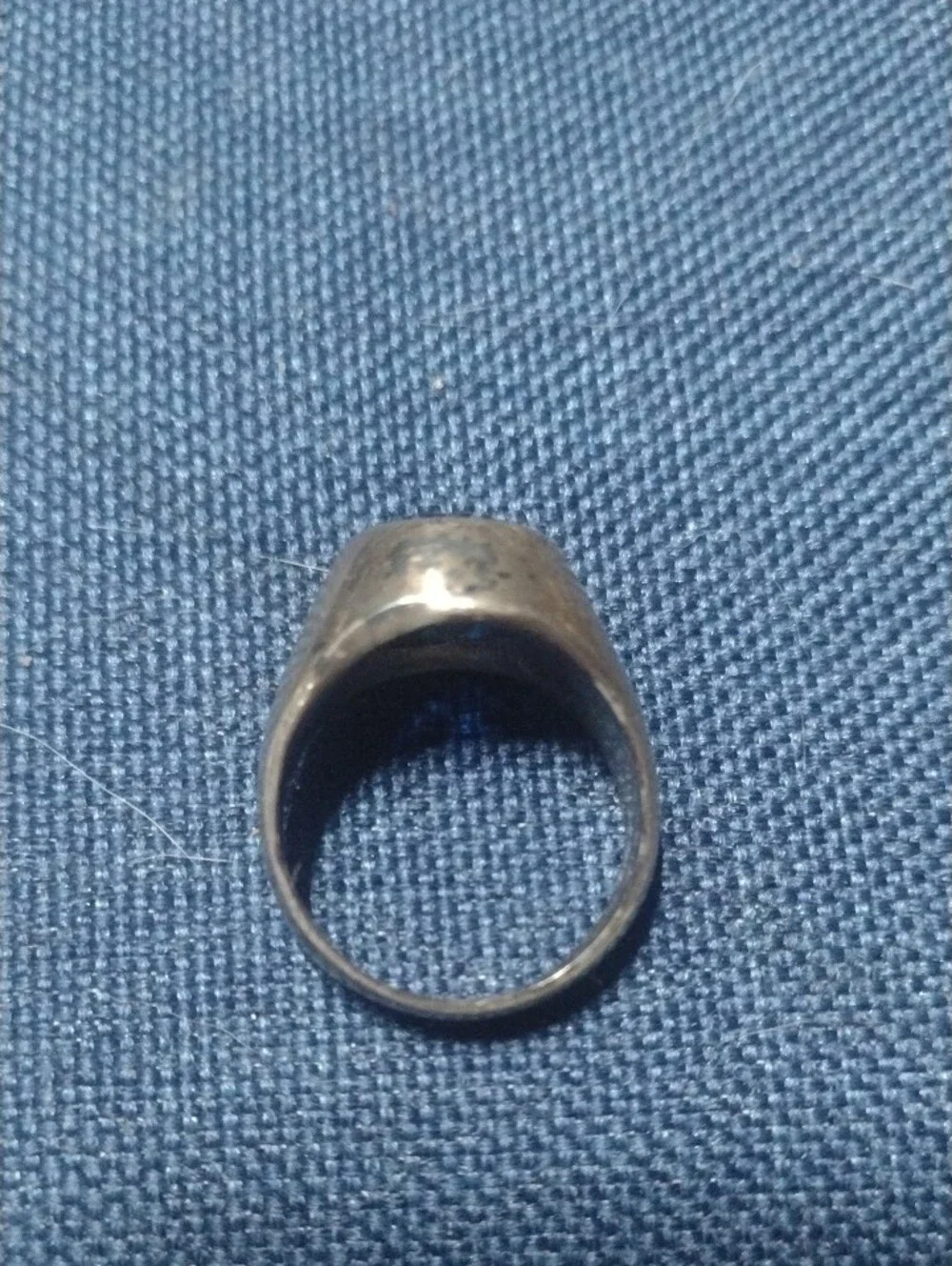 Men's Blue Sapphire Signet Ring - Classic Men's Accessory